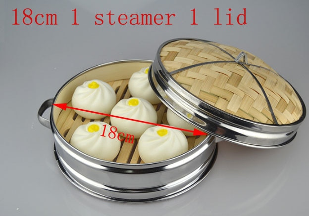 18cm 1 steamer 1 lid