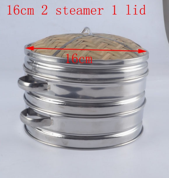 16cm 2 steamer 1 lid