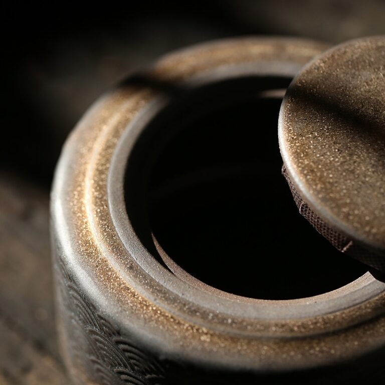 Hordó Tangpin Japán Kerámia Tea Caddies Teáskanna Tároló Vagy Étel - Image 5