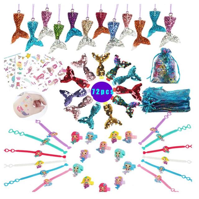 72 pcs mermaid kit