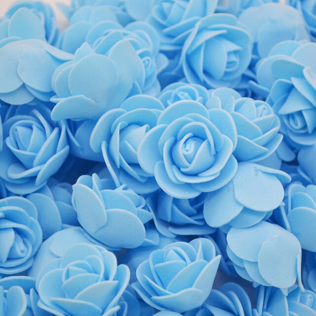 200pcs blue rose