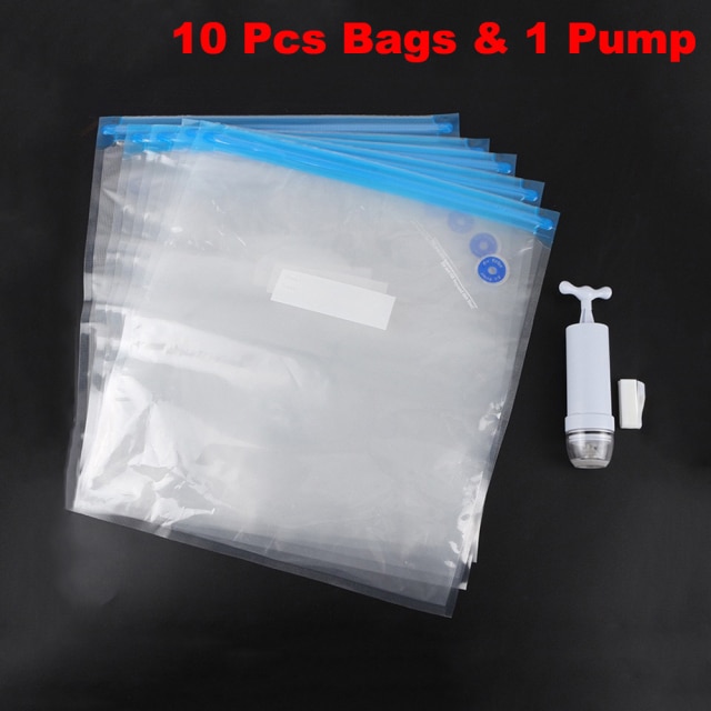 10 Bags and 1 Pump
