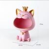 pink big mouth cat