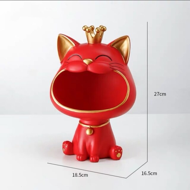 red big mouth cat