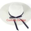 Custom white hat