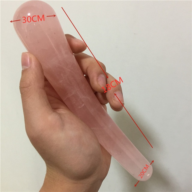 18cm rose quartz