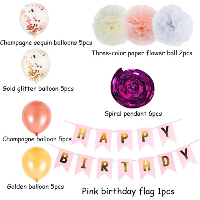 33pcs balloon set