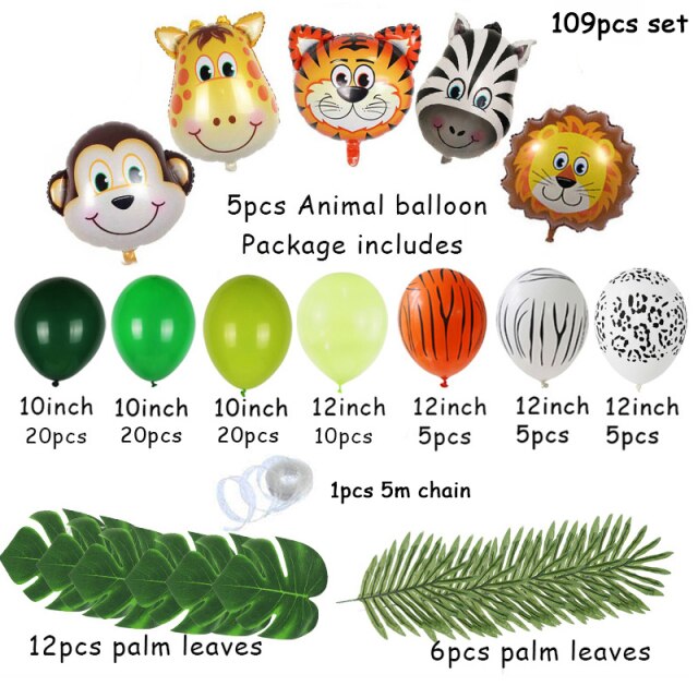 109pcs balloon set B