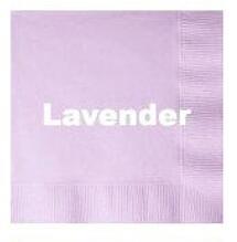 Lavender napkins