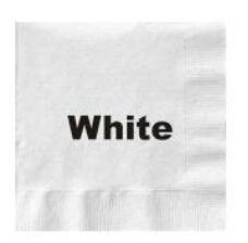 Custom White napkins