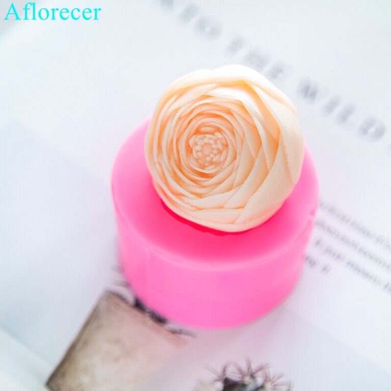 Fürdőszívó Függesztett Csőhorog 3D Bloem Siliconen Kaars Zeep Schimmel Diyte Csokoládé Kézműves Művészet Díszítő Maken Van Mallen - Image 3