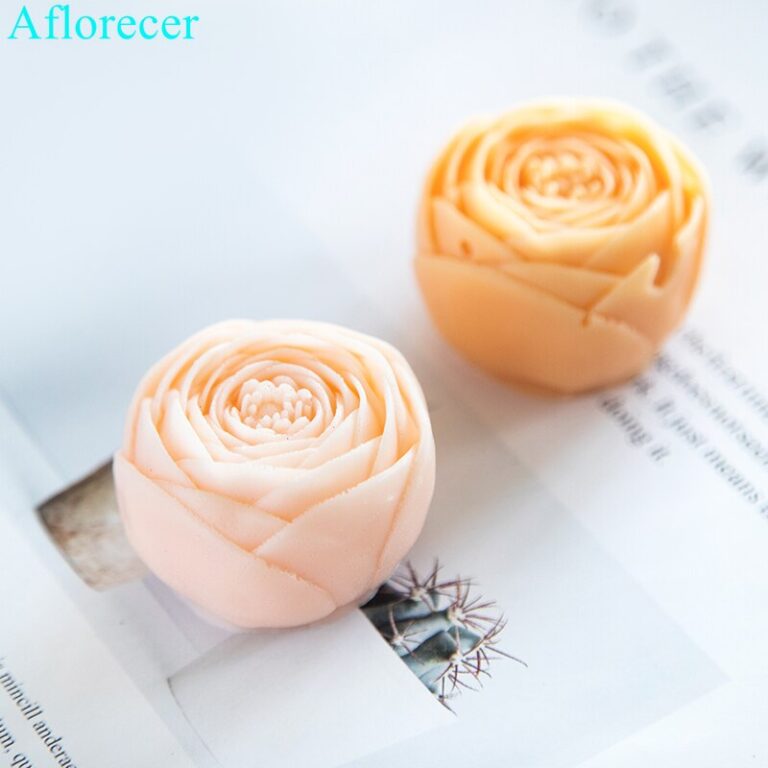 Fürdőszívó Függesztett Csőhorog 3D Bloem Siliconen Kaars Zeep Schimmel Diyte Csokoládé Kézműves Művészet Díszítő Maken Van Mallen - Image 2