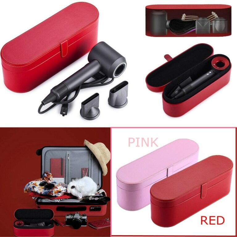 Vadonat Stílusú Hajszárító Tok Bőr Borító Szervező Doboz Dyson Supersonic - Image 5