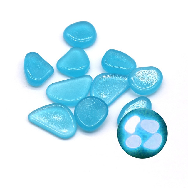 10pcs Lake blue