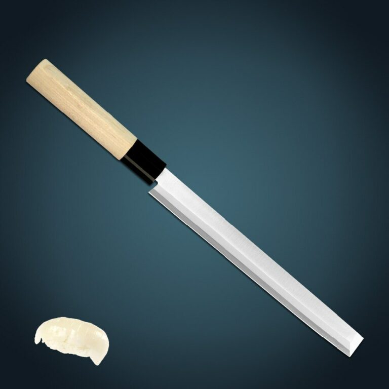 Yüksek Karbonlu Paslanmaz Çelik 270Mm Uzunluk Japon Yanagiba / Sashimi Usuba Dilimleme Şef Bıçağı Pişirme Profesyonel Bıçak - Image 5