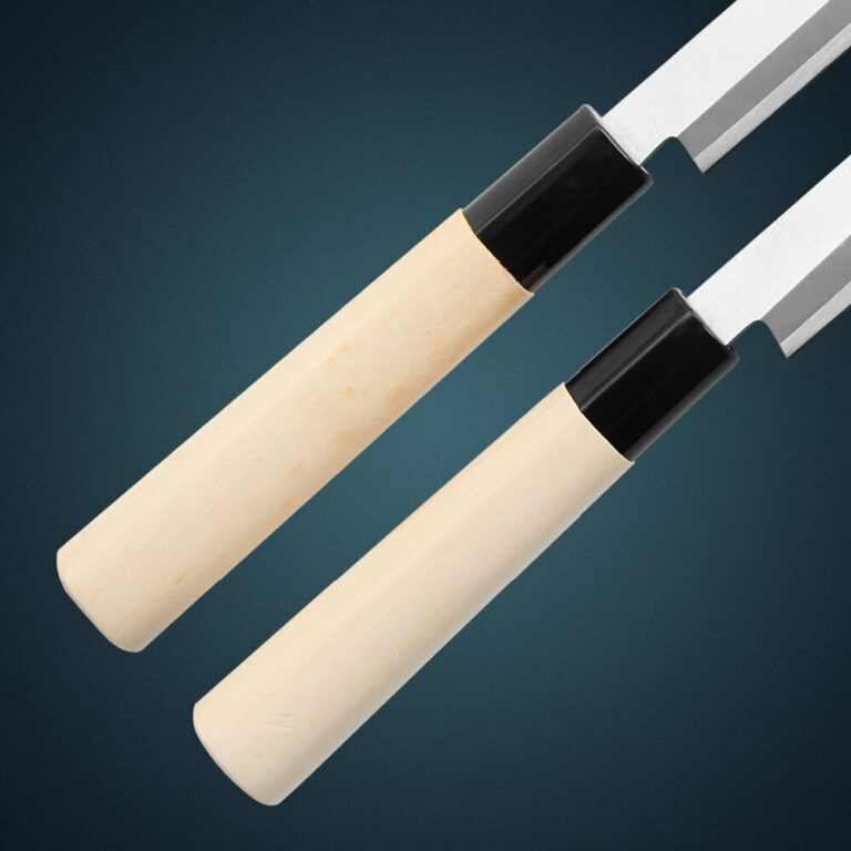 Yüksek Karbonlu Paslanmaz Çelik 270Mm Uzunluk Japon Yanagiba / Sashimi Usuba Dilimleme Şef Bıçağı Pişirme Profesyonel Bıçak - Image 6