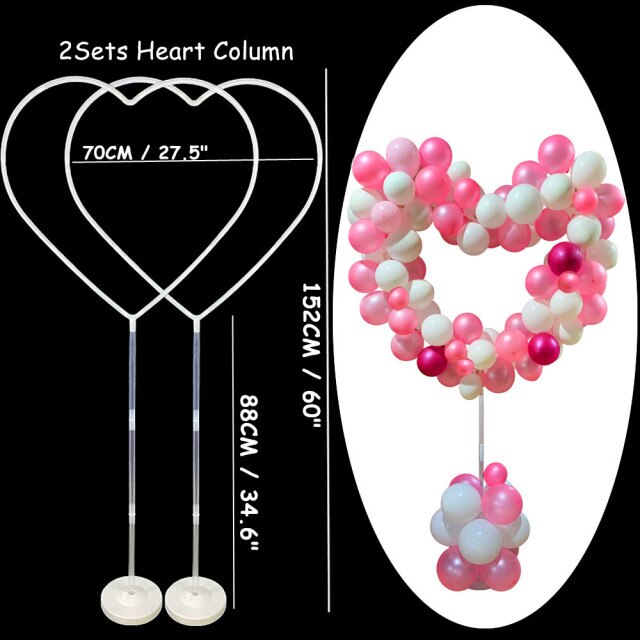 2Set Heart Column