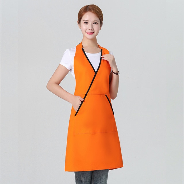 yellow apron