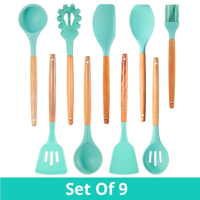 Green Set of 9