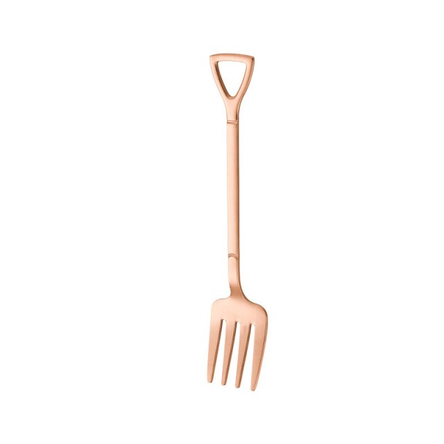 rose gold fork