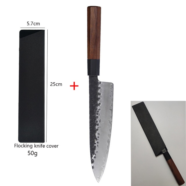chef knife and cover