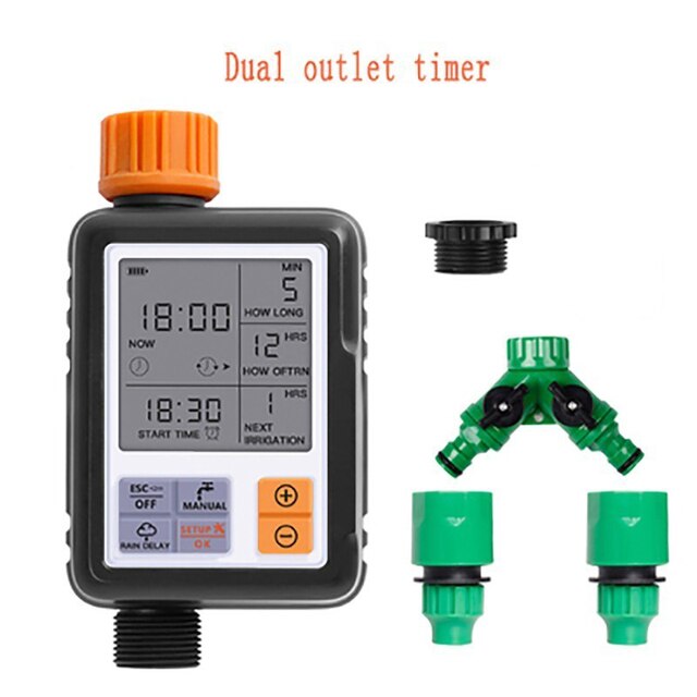Dual outlet timer