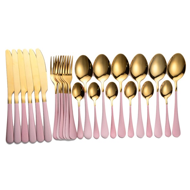 pink gold 6 sets