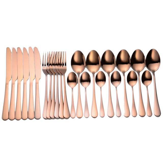 rose gold 6 sets