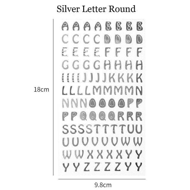 Sliver Letter Round