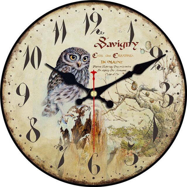 Owl Wall Clock 6