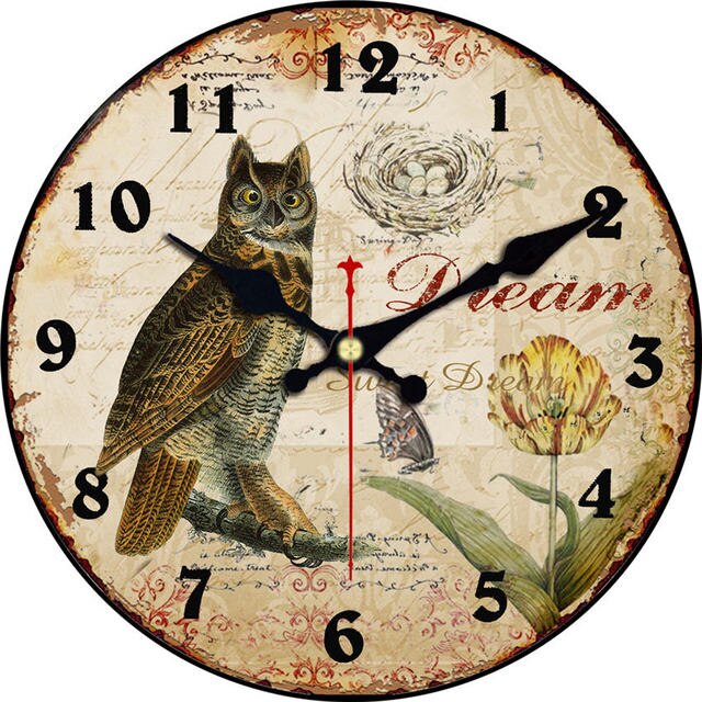 Owl Wall Clock 8