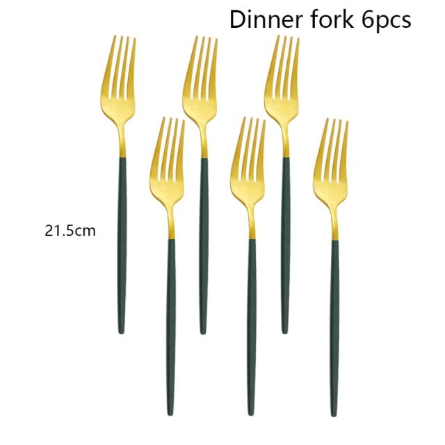 6Pcs Dessert Fork