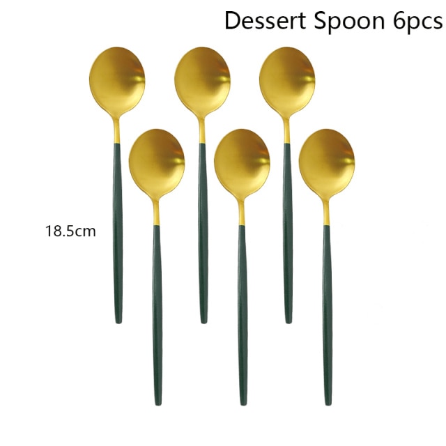 6Pcs Dessert Spoon