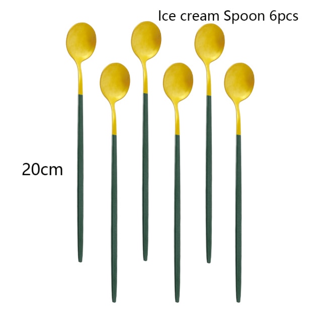 6Pcs Ice Cream Spoon