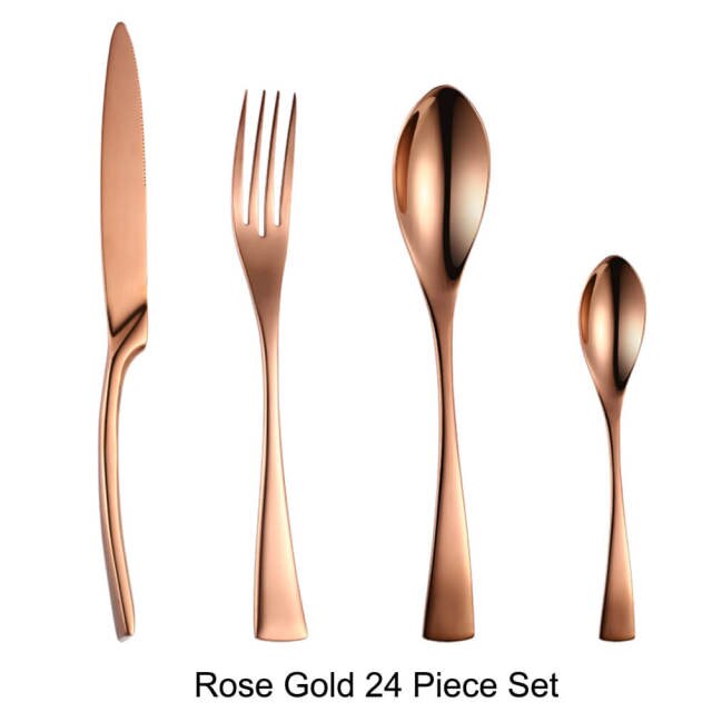 Rose gold 24 Pcs Set