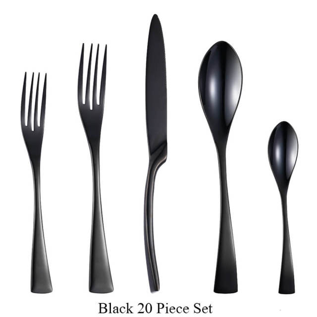 Black 20 Piece Set