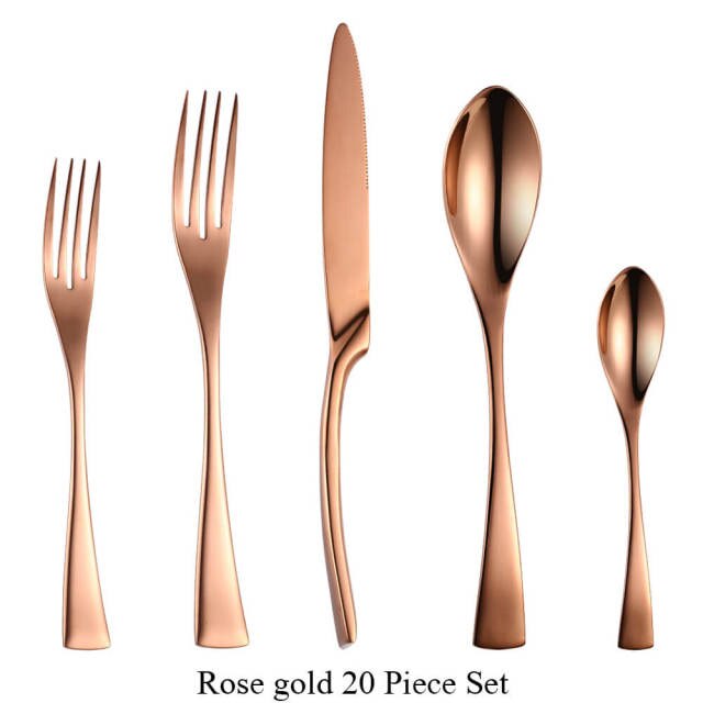 Rose gold 20 Pcs Set