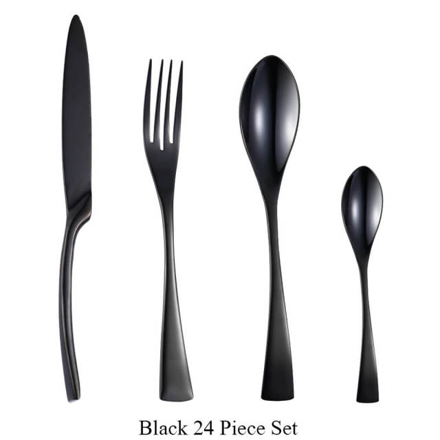 Black 24 Piece Set