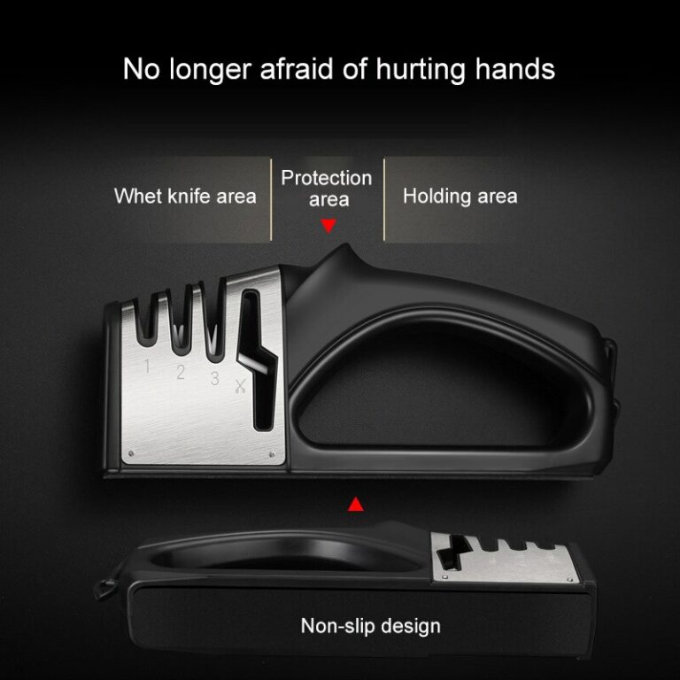 Konyhai Kiegészítők Kés Olló Éles Gyémánt Bevonat 4 -Ben 1 Finom Rúd Kés Olcsó - Image 4