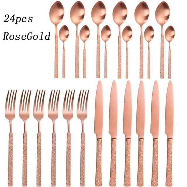 24pcs RoseGold