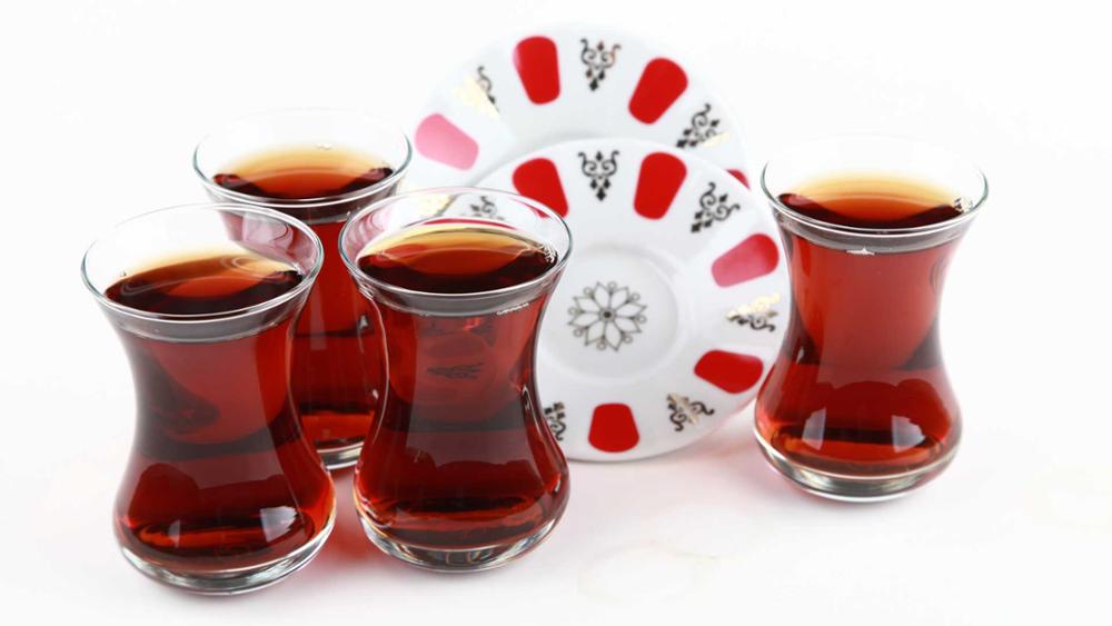 Pasabahçe Klasszikus Török ​​Tea Csésze 12 Darab Hosszú Tartós, Erős Minőségű