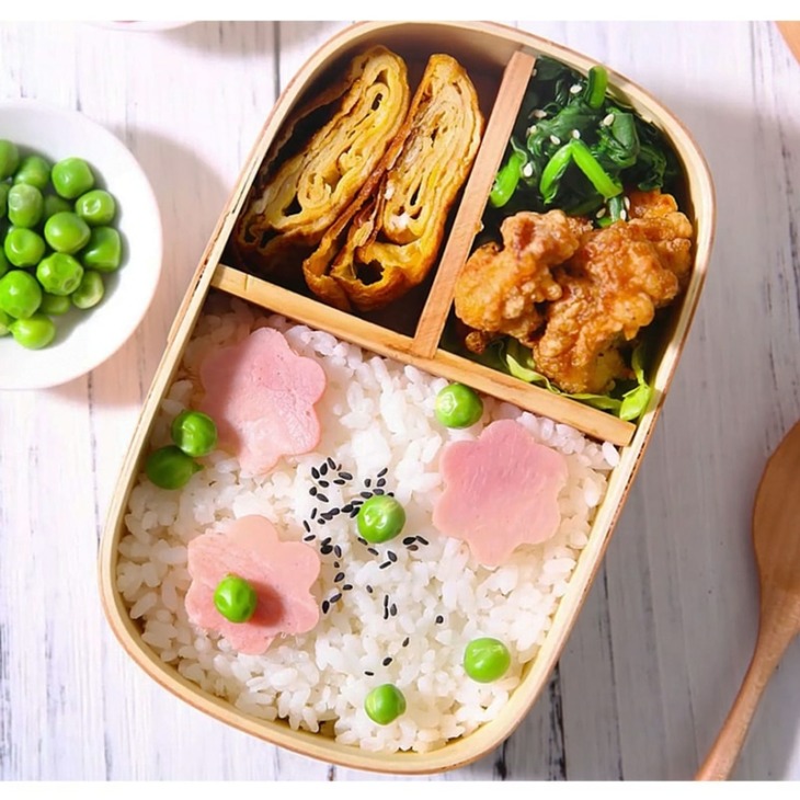 Retro Hordozható Fa Bento Doboz Kültéri Ebéd Többrétegű Szigetelő Fa Ebéddoboz Sushi Felnőtt Gyerekek Piknik Asztali Doboz
