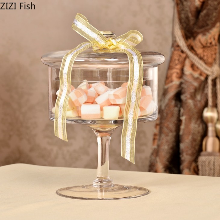 Átlátszó Üveg Cupcake Állvány Üveg Borító Esküvői Desszert Állvány Dekoráció Tányér Sütőedény Konyhai Kiegészítők Bár