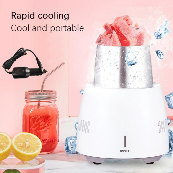 Yopin Smart Touch Control Hűtőszekrény Italhűtő Csésze 350 Ml Gyors Fagyasztott Italhűtő Hordozható Hűtőszekrény Gyors Hűtés