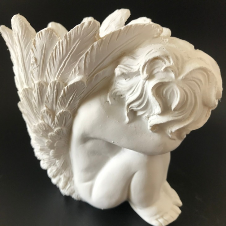 3D Angel Boy Váza Penész Otthoni Íróasztal Dekoráció Gyanta Kézműves Szilikon Virág Edények Kézzel Készített Gipszcement Ültetvényes Gyártó