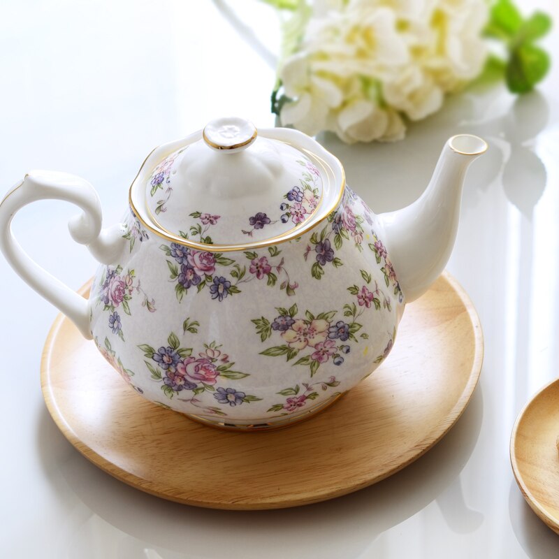 Bone Kávéfőző Európai Stílusú Délutáni Tea Teáskák Kerámia Teáskanna Kávé Porcelán Tea Edény