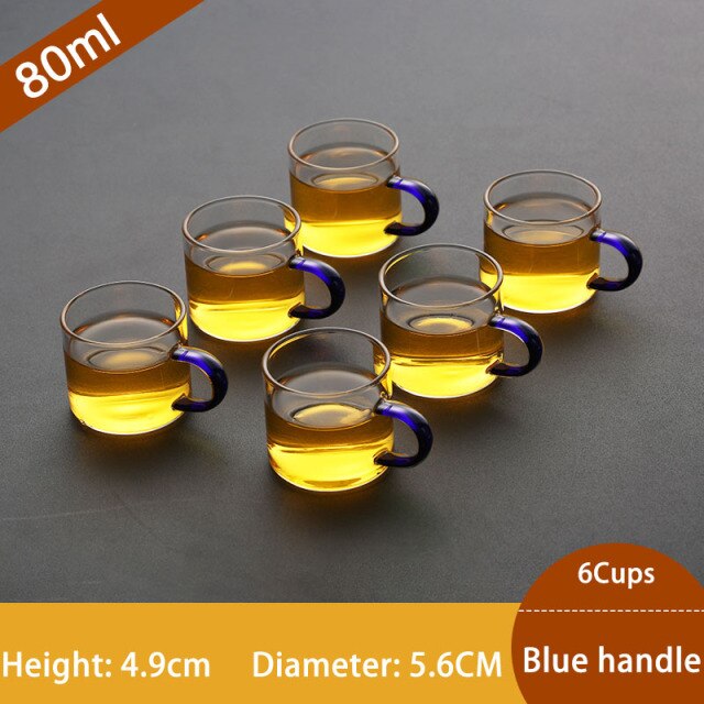 80ML Blue 6 Cups