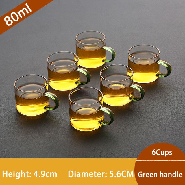 80ML Green 6 Cups