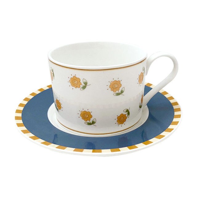 Daisy cup and dish