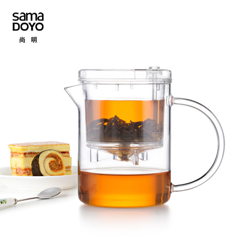SamaDOYO-SAMA-EC-21-High-Grade-Kung-Fu-Teapot-Mug-350ml-SAMA-Teapot-Samadoyo-Tea-Pot Samadoyo Sama Ec-21 Kung Fu Teáskanna És Bögre 350Ml Sama Teáskanna Szamadoyo Tea Edény Hőálló Üveg Teáskanna - Image 1